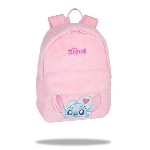 Рюкзак меховый STITCH pink, объем - 21 литр, размер -39х29х13 см F151004 фото