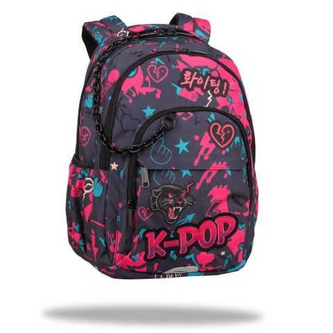 Купити Рюкзак BASIC PLUS K-POP black, об'єм - 21 літр, розмір - 43х30х19 см (F003036) - Ціна: 2 100 грн від CoolPack