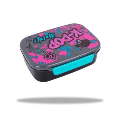 Купити Ланчбокс FOODYX K-POP black, розмір 13х7х17см (27713CP) - Ціна: 230 грн від CoolPack